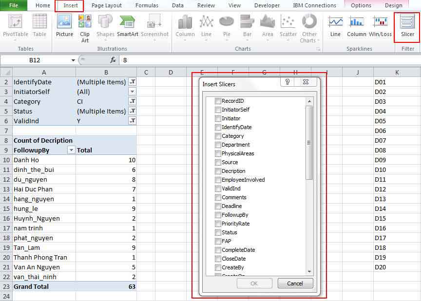 Hướng dẫn sử dụng Pivot Table 7 Pivot Table cơ bản và năng cao