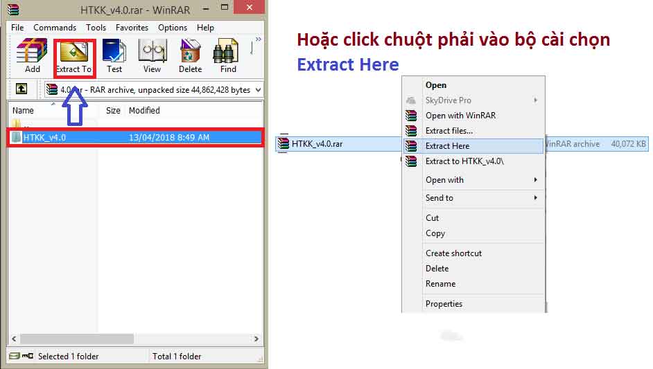 Hướng dẫn cài đặt HTKK sửa lỗi tự thoát 2 giai nen htkk